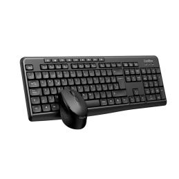 Kit teclado + raton coolbox inalambrico multimedia negro coo - ktr - 03w