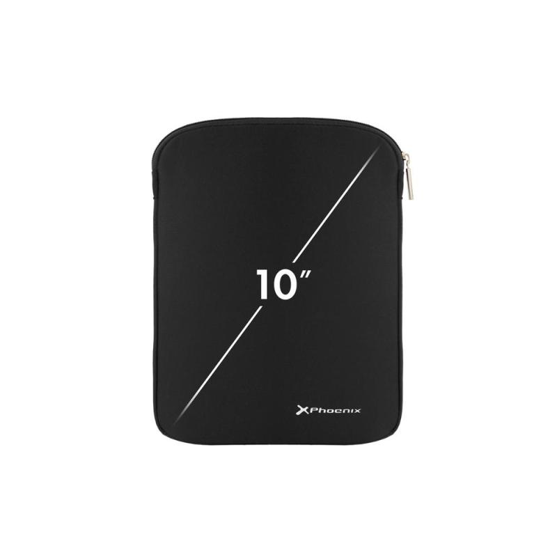 Funda protector phoenix sleeve para portátil o tablet 10pulgadas negra