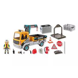 Playmobil - camión de construcción con grúa