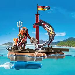 Playmobil - bote pirata con tesoro