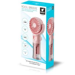 Ventilador portatil thulos th - mfn - 01 rosa