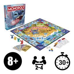Juego de mesa monopoly stitch