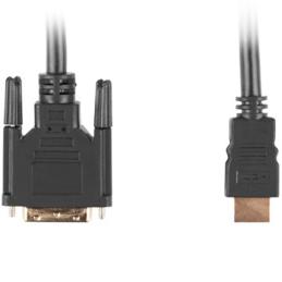 Cable hdmi lanberg macho - dvi - d 18+1 macho single link 1.8m negro
