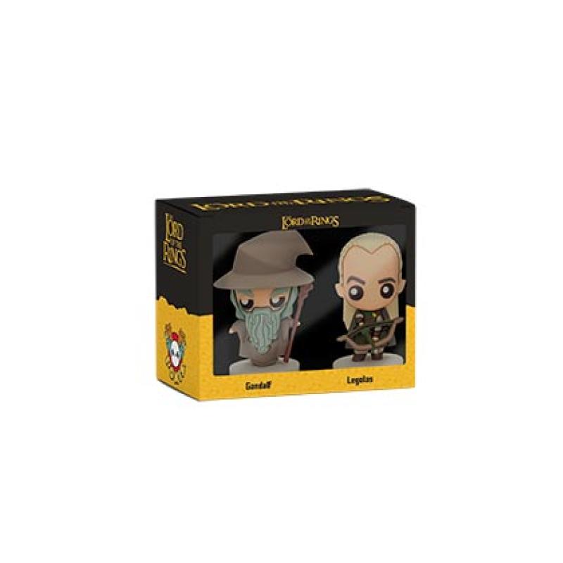 Set 2 figuras sd toys pokis el señor de los anillos gandalf y legolas