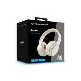 Auriculares conceptronic parris03c inalambrico blanco