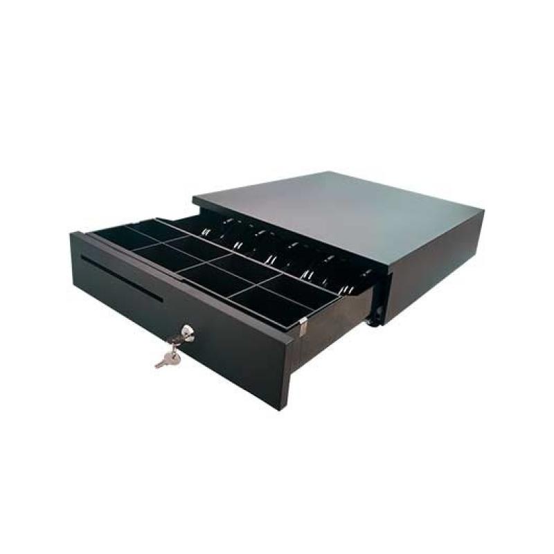 Cajon portamonedas 10pos lb - 405b1 negro 405x420 mm 5 bill 8 mon rj12 microsiwtch tpv cp - 405n