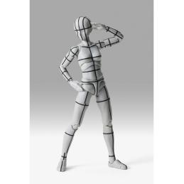 Body chan - sports edition wire frame - (gray color ver.) fig. 13 -5 cm body kun - body chan