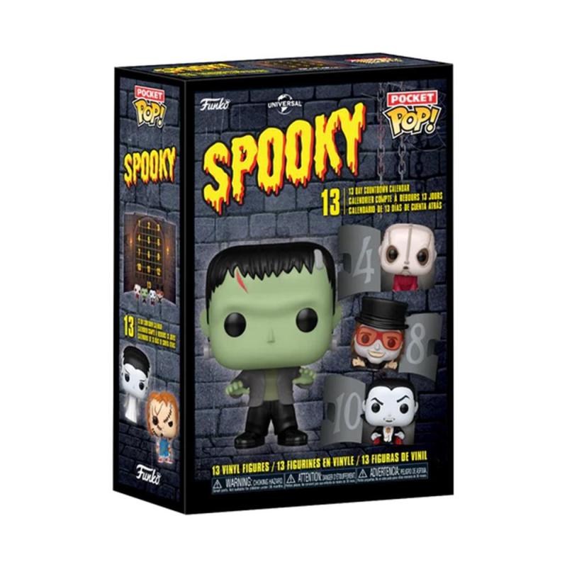 Funko calendar spooky universal studios 13 - day countdown