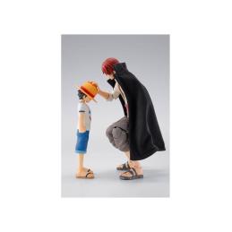 Shanks & monkey d. luffy childhood ver. fig. 16 -5 - 10 cm one piece sh figuarts collectors