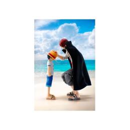 Shanks & monkey d. luffy childhood ver. fig. 16 -5 - 10 cm one piece sh figuarts collectors