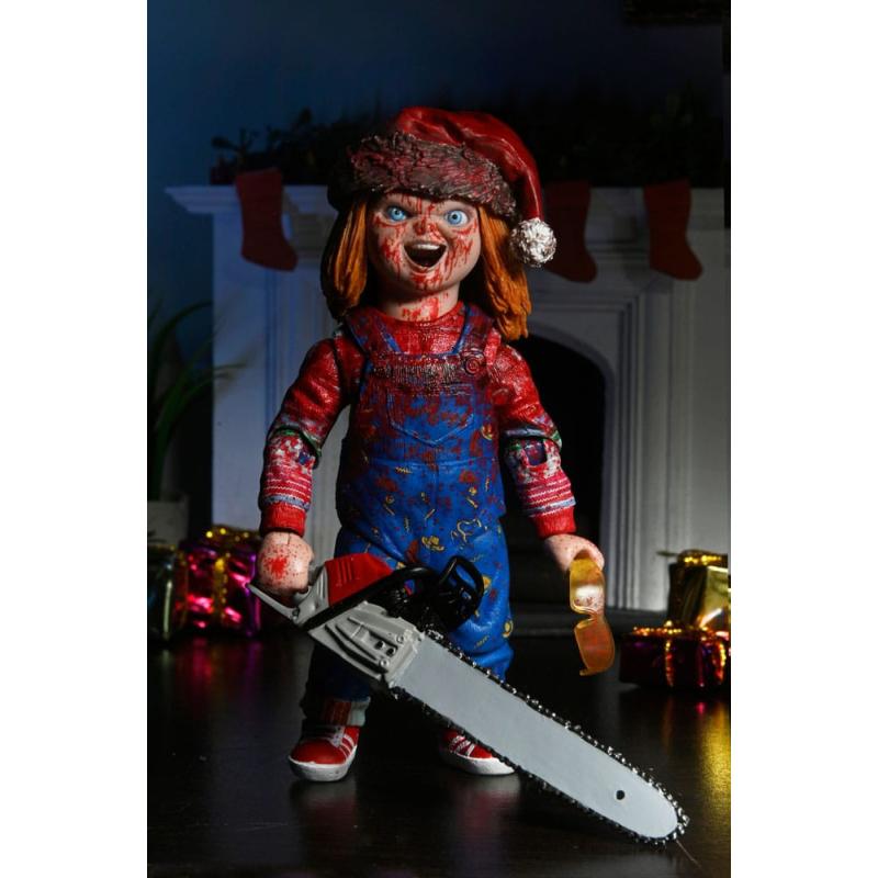 Ultimate chucky holiday edition fig. 18 cm chucky (tv series)