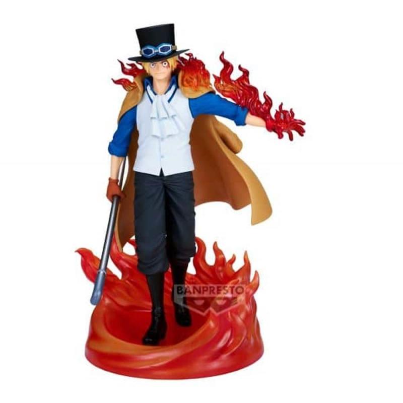 Figura banpresto one piece the shukko logia sabo special edition 17cm