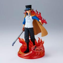 Figura banpresto one piece the shukko logia sabo special edition 17cm