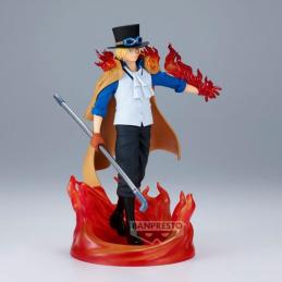 Figura banpresto one piece the shukko logia sabo special edition 17cm