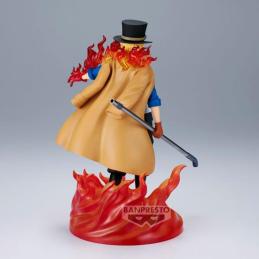 Figura banpresto one piece the shukko logia sabo special edition 17cm