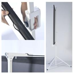 Pantalla trípode proyección 112pulgadas