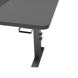 Mesa gaming genesis holm modular 140 rgb negro 140x75 cm