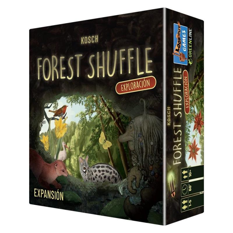 Juego de mesa forest shuffle exploración