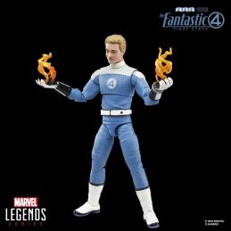 Figura hasbro marvel legends series los 4 fantasticos: primeros pasos johnny storm