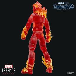 Figura hasbro marvel legends series los 4 fantasticos: primeros pasos antorcha humana