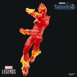 Figura hasbro marvel legends series los 4 fantasticos: primeros pasos antorcha humana