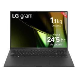 Portatil lg gram 16z90t - g intel core ultra 7 255h 32gb ssd1tb w11 16 pulgadas