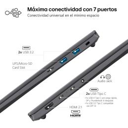 Portatil lg gram 16z90t - g intel core ultra 7 255h 32gb ssd1tb w11 16 pulgadas