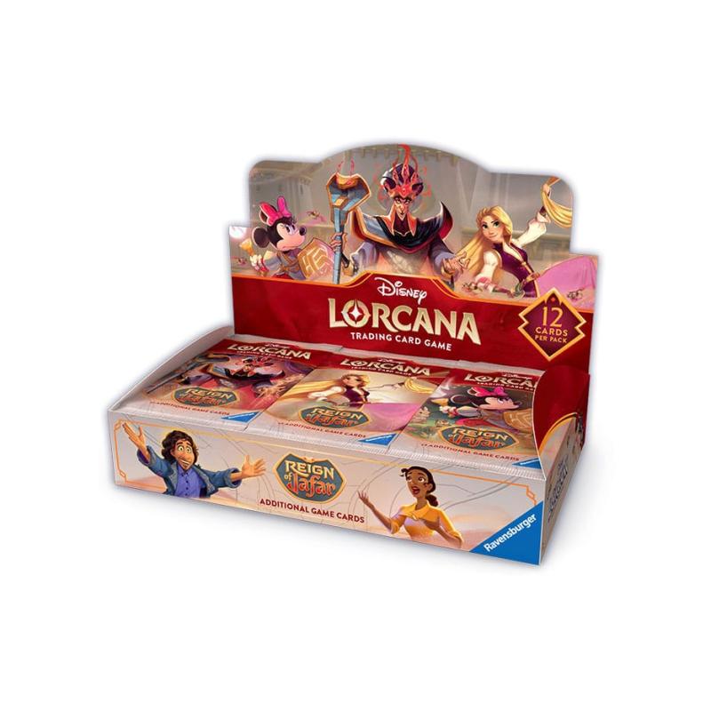 Lorcana tcg - expositor de sobres disey reinado de jafar 24 unidades inglés