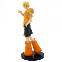 Figura banpresto one piece the shukko sanji egghead ver. 17cm