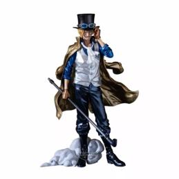 Figura banpresto one piece premium sabo the metallic 30cm