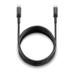 Cable usb tipo c ngs knot 65w - 2 2m - macho - macho - negro