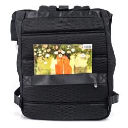 Mochila unisex ewent trendy roll para portatil 17.3 pulgadas negra