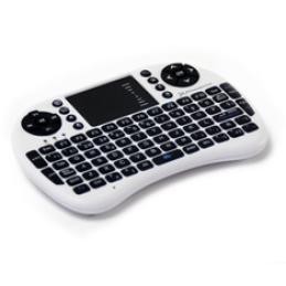 Mini teclado inalambrico wireless 2.4ghz phoenix touchpad multimedia smart tv - tvbox - android tv - color blanco y negro