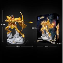 Figura pantasy saint seiya sagittarius the gold archer set construccion 47cm