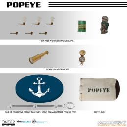 Figura mezco toyz popeye one:12 collective re - run popeye 15.5cm