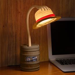 Luz articulable de sombrero de paja one piece
