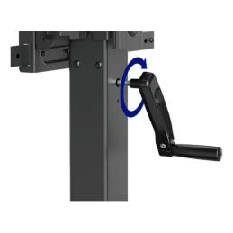 Soporte suelo con ruedas ewent vesa hasta 100 pulgadas 1000x600mm max 120kg