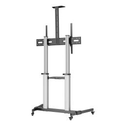 Soporte suelo con ruedas ewent vesa hasta 100 pulgadas 1000x600mm max 100kg