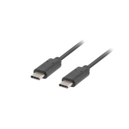 Cable 2.0 lanberg usb tipo c macho - usb tipo c macho 1m negro