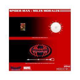 Figura mezco toyz spider - man across the spider - verse spider - man miles morales 17cm