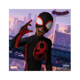 Figura mezco toyz spider - man across the spider - verse spider - man miles morales 17cm