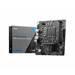 Placa base msi 1700 pro h610m - e ddr4 atx - 2x ddr4 - 4x sata3 - 2x usb 3.2 - 4x usb 2.0 911 - 7d48 - 007