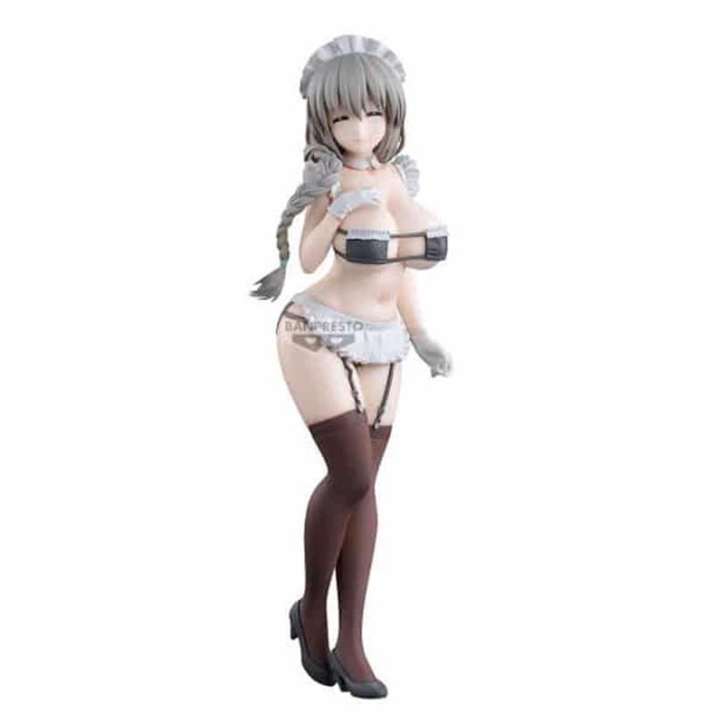 Figura banpresto uzaki - chan wants to hang out! glitter & glamours uzaki tsuki maid ver. 27cm