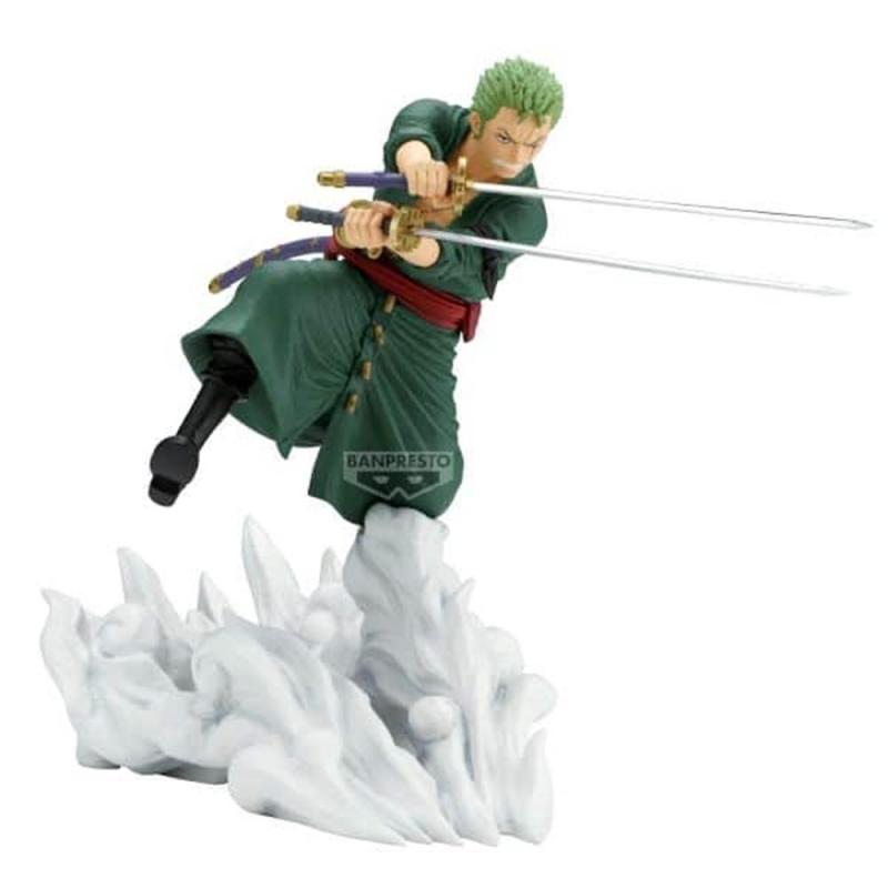 Figura banpresto one piece senkozekkei roronoa zoro egghead ver. 15cm