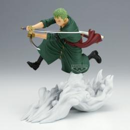 Figura banpresto one piece senkozekkei roronoa zoro egghead ver. 15cm