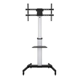 Soporte suelo con ruedas ewent vesa hasta 86 pulgadas 600x400mm max 50kg