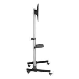 Soporte suelo con ruedas ewent vesa hasta 86 pulgadas 600x400mm max 50kg