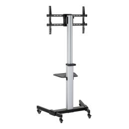 Soporte suelo con ruedas ewent vesa hasta 86 pulgadas 600x400mm max 50kg