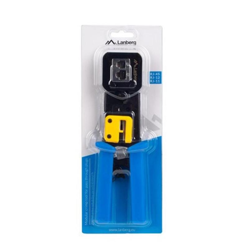 Crimpadora lanberg pass through rj45 - rj11 - rj12