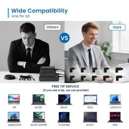 Cargador ewent ew3968 multifuncional 65w